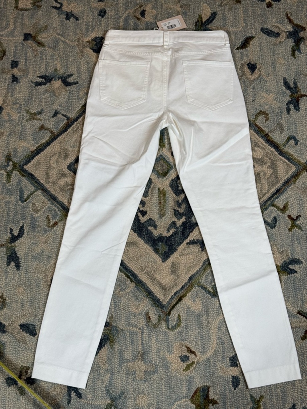NWT‎ Peter Millar Women’s Luxury Stretch White Skinny Jeans Size 2 High Rise - Picture 11 of 12